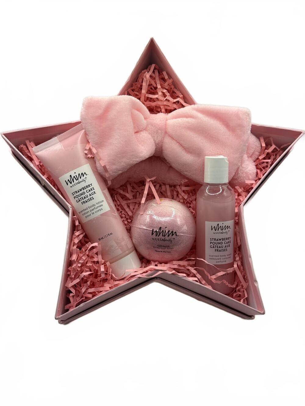 Ulta Beauty Whim YAY Day Bath Set Strawberry Pound Cake